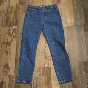 Levi's Premium Wedge Denin Blue Jeans Womens Size 27 Inseam 27